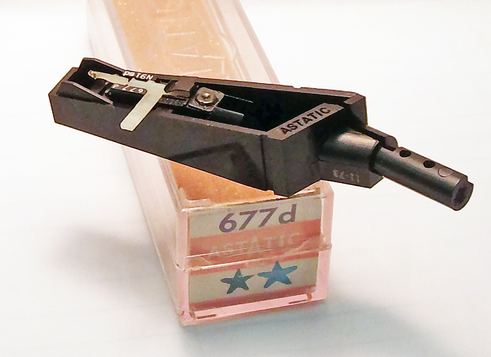 TURNTABLE NEEDLE CARTRIDGE ASTATIC 677 677D EV 5050D 5051 V-M 43630-A
