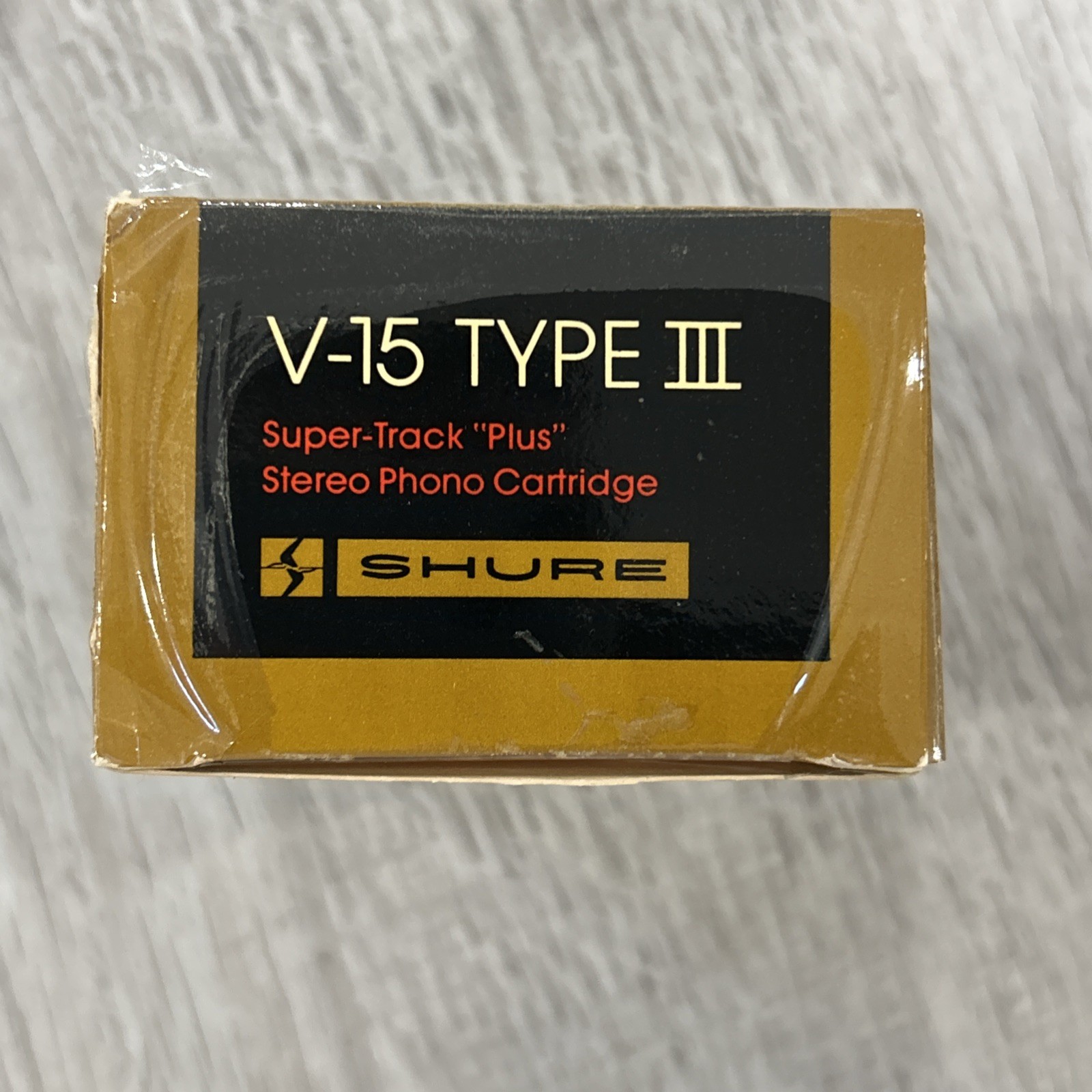 Shure V-15 Type III Super Trackability Stylus BOX Instructions Only Cartridge