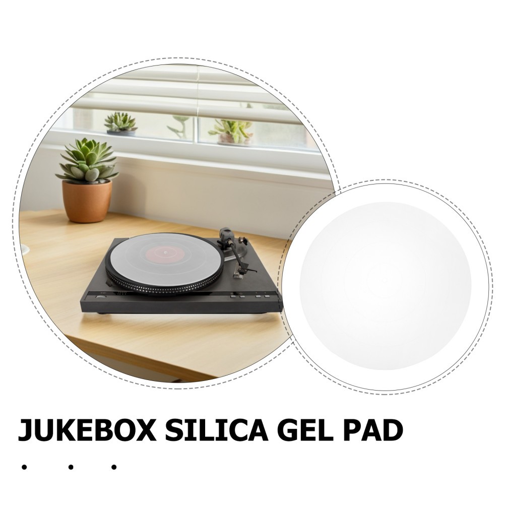 Record Player Silicone Pad Anti‑slip Turntable Mat Platter Rubber