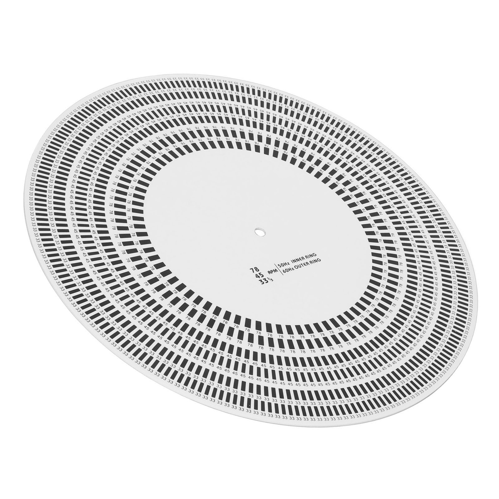 Turntable Strobe Disc Stroboscope Mat LP Stroboscope Disc Rotational Speed