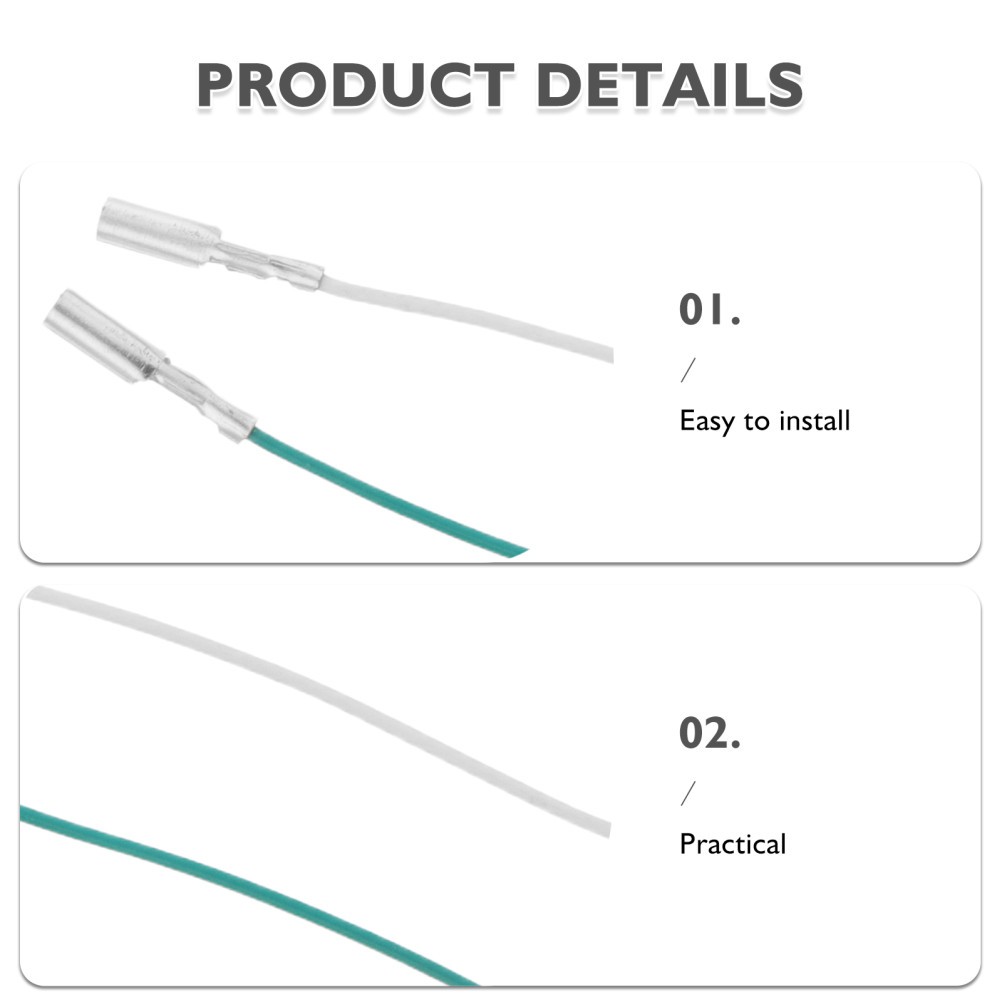 4Pcs Assorted Color Headshell Audio Wires for Home Turntable Vinyl Player Setup