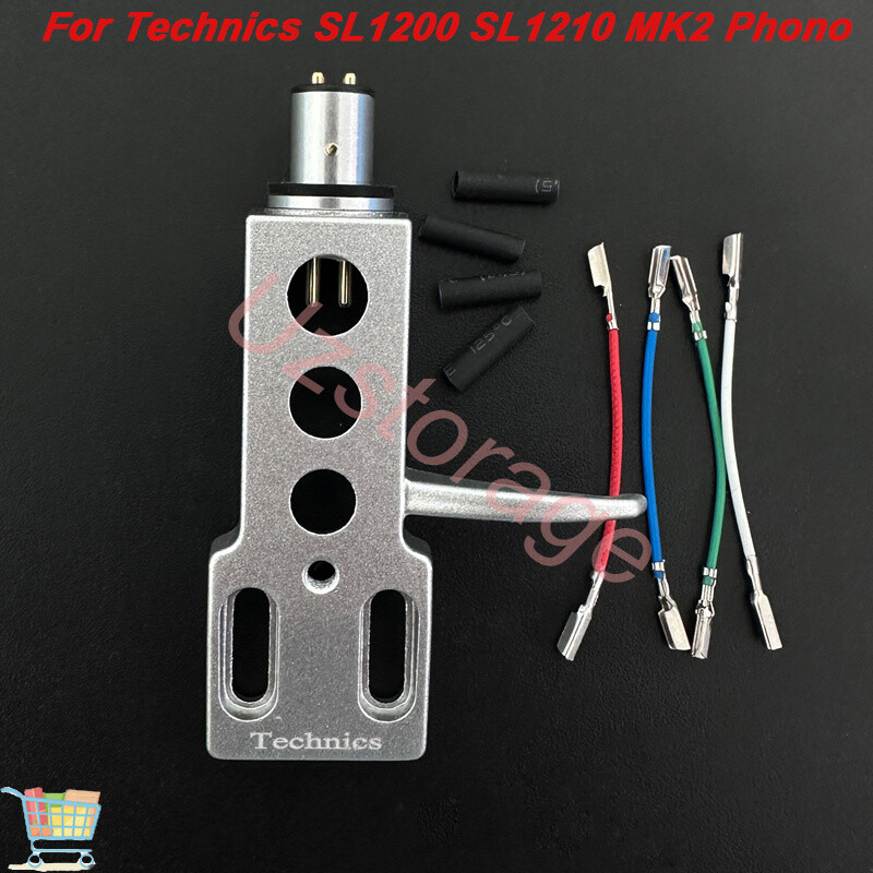 Silver Replace For Technics SL1200 SL1210 MK2 Phono LP Turntable Headshell Mount