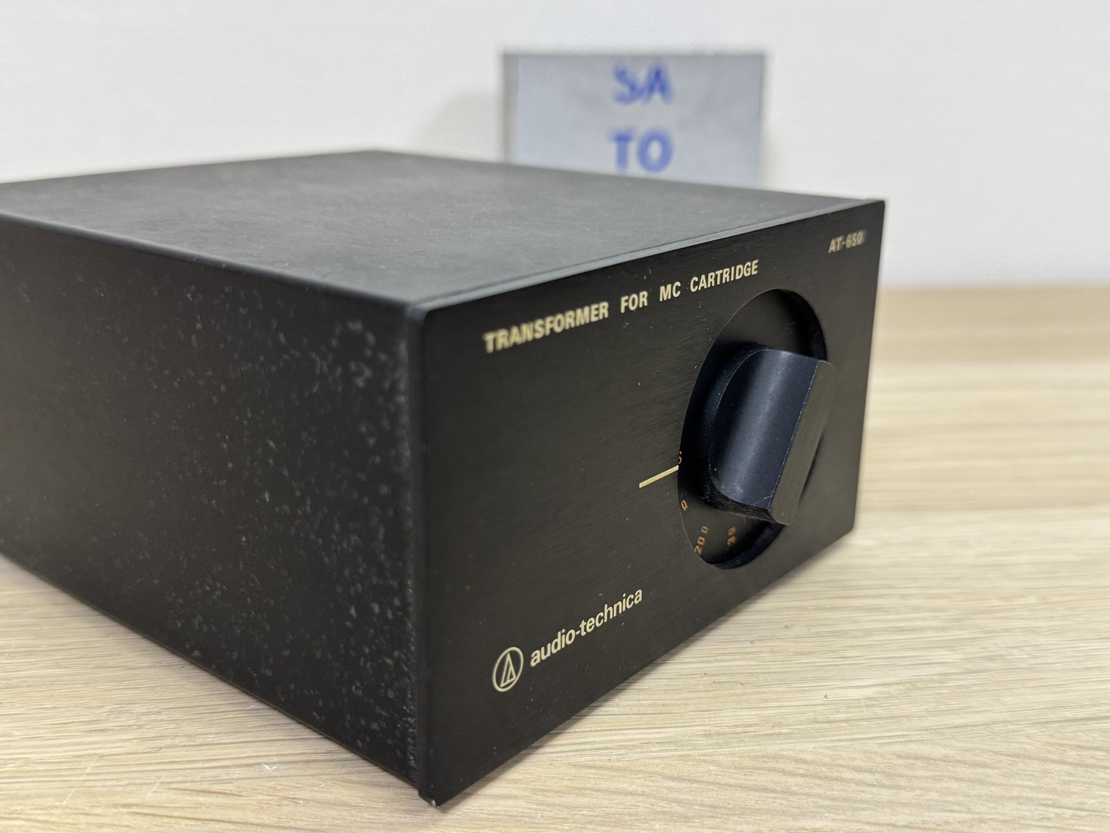 Audio Technica AT-650 MC Step-Up Transformer Junk For Parts or Repair