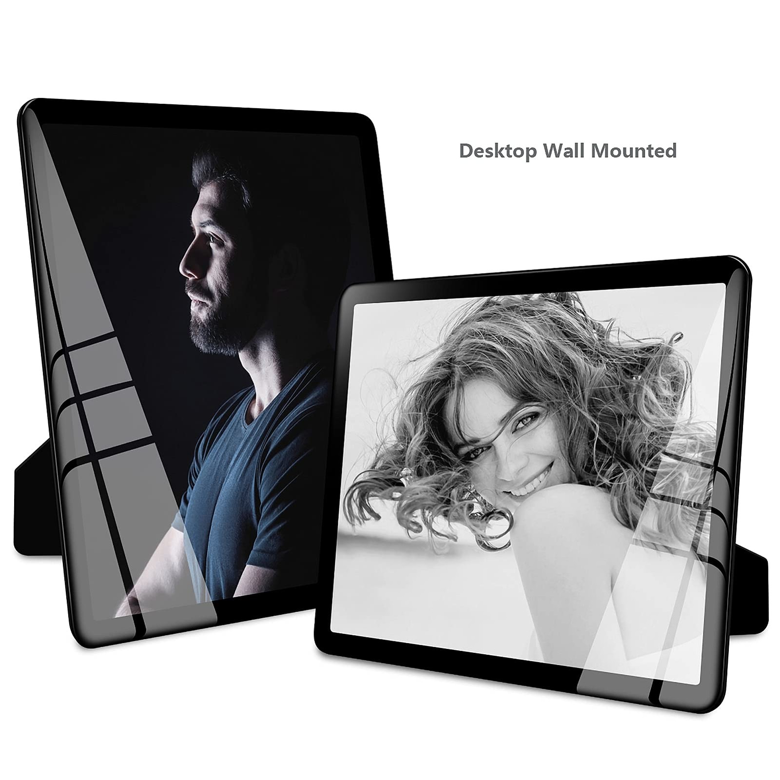 Bluesun 8×10 Picture Frame Black Standing can be Vertical （1 Pcs）,