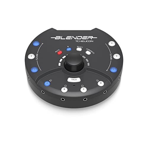 TC Helicon BLENDER Portable 12 x 8 Stereo Mixer with 12 x 2 USB Audio Interface