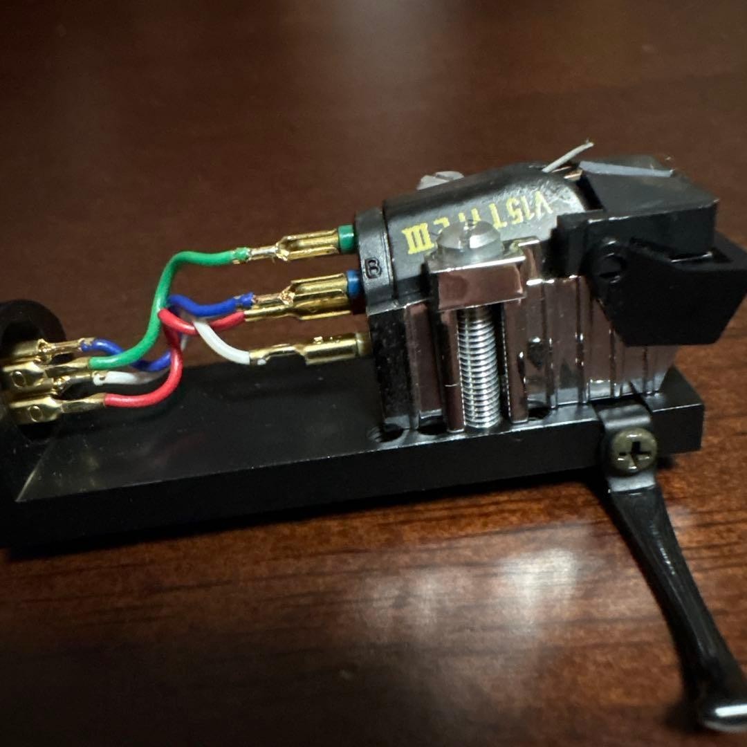 SHURE V15 Type III MM Phono Cartridge w/ Audio-Technica Headshell EX Working USA