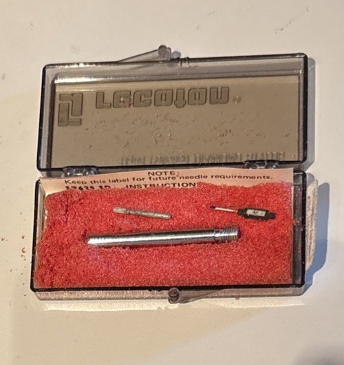Vintage Recoton Hand Polished Diamond Stylus Needle NOS Original Case
