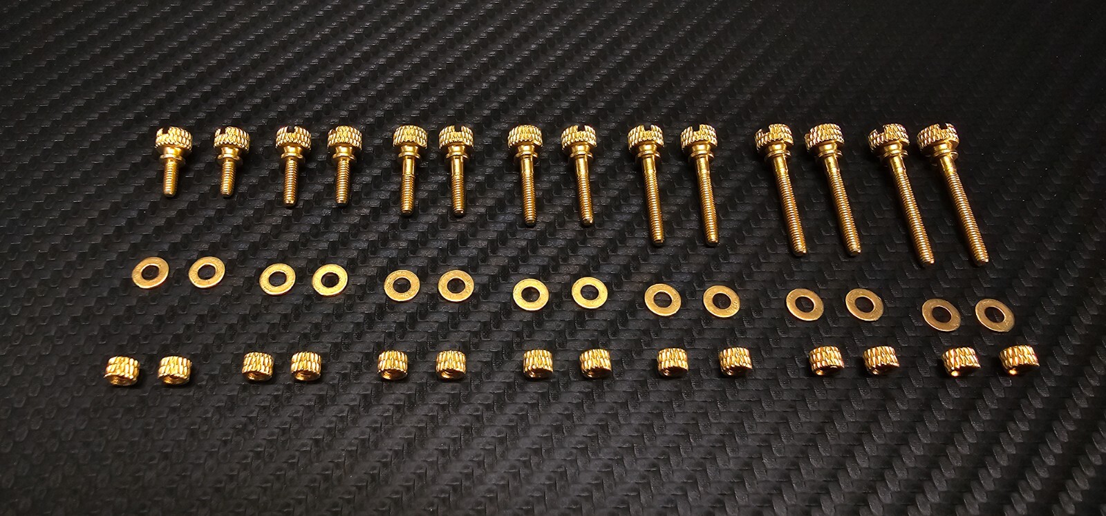 High End Premium Phono Screws Set NON-MAGNETIC Bronze M2.5 L=6-20mm
