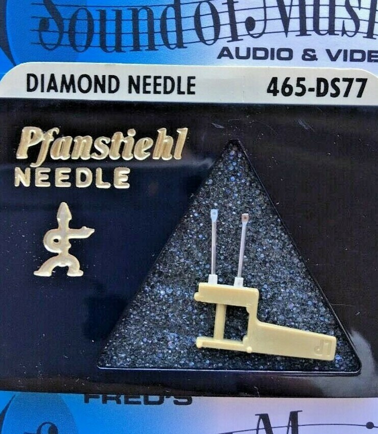 NEW Pfanstiehl 465-DS77 Diamond Needle Stylus “Dual Needle” 465DS77 632sd n432sd