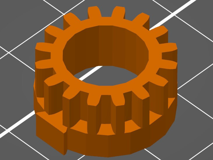 2x AUTOMATIC RETURN PIN SHAFT GEAR PXA-441 – PIONEER PL-2400