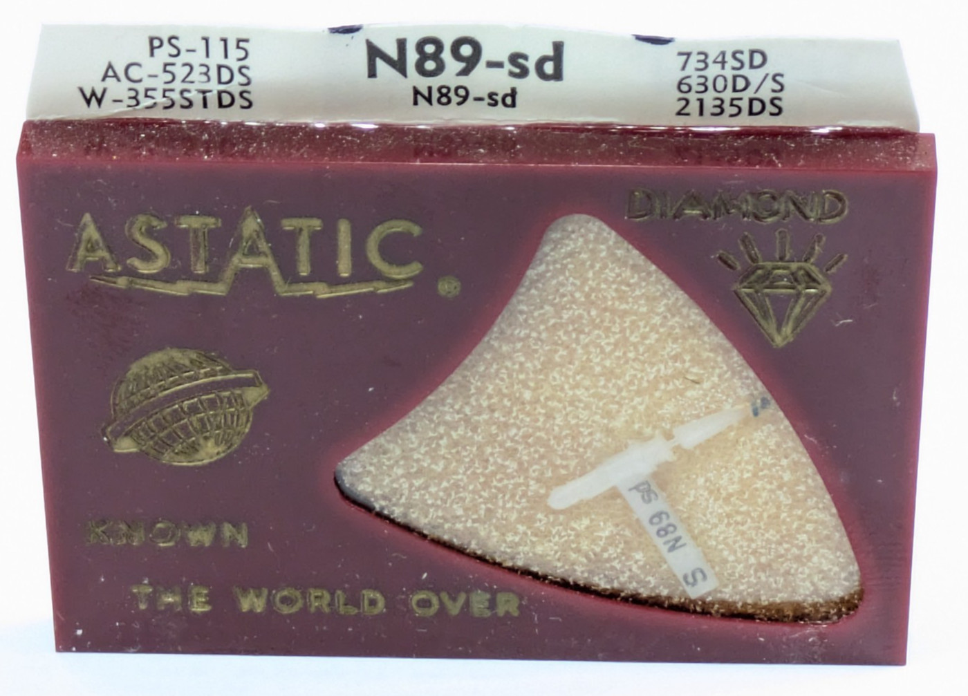 Astatic N89-sd Diamond Needle 78 Record Player Stylus 734SD AC-523DS 2135DS 630D