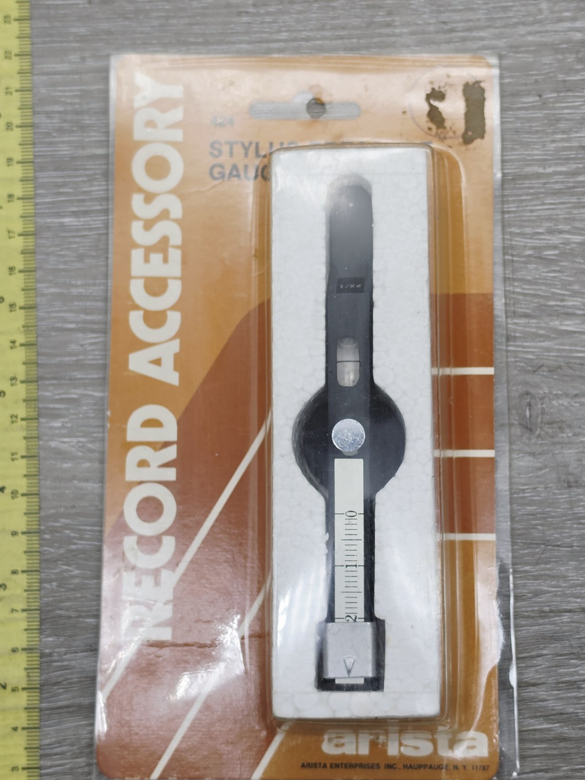 NOS Arista Stylus Pressure Gauge 424 for Record Player Turntable Vintage