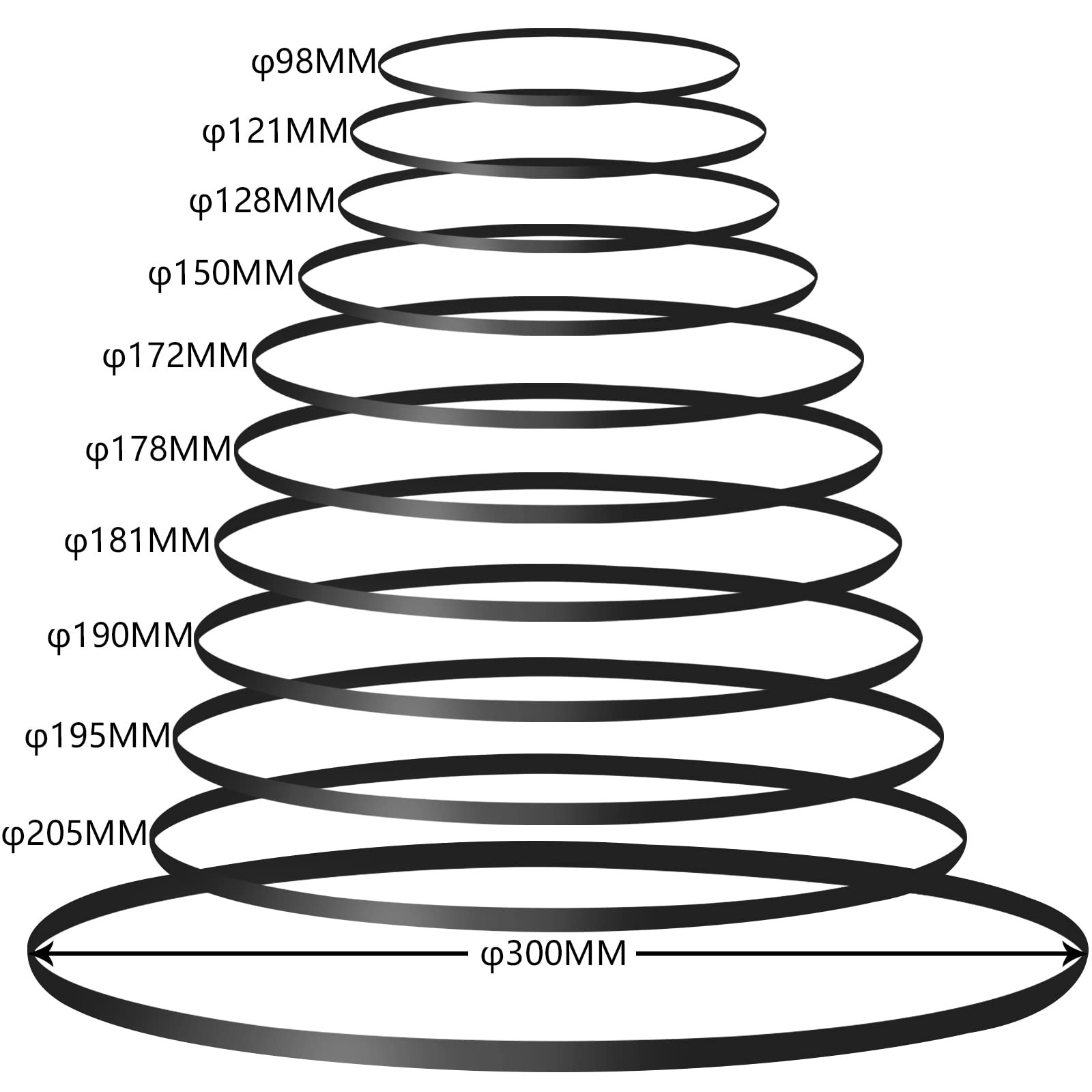 11 Pieces Turntable Belt for Project, Different Specifications Turntable Belt…