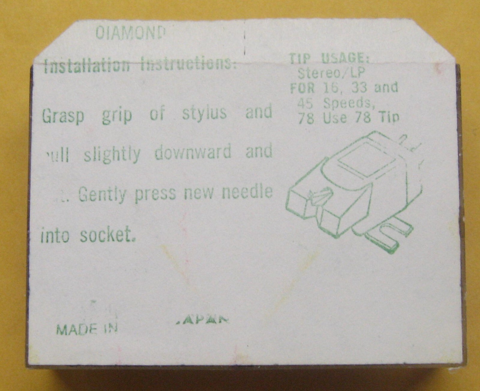EVG Diamond Needle, PM2650D