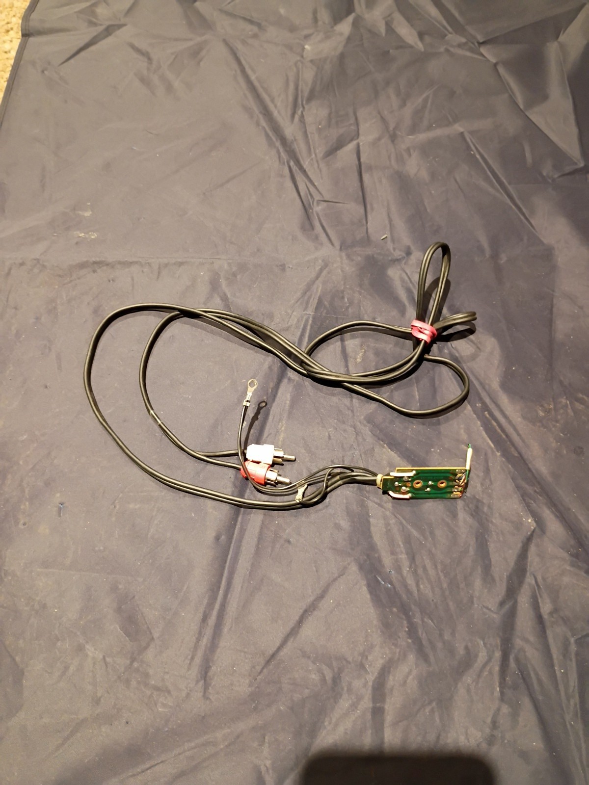 JVC L-A31 TURNTABLE – RCA PHONO CABLES W/GROUND WIRE