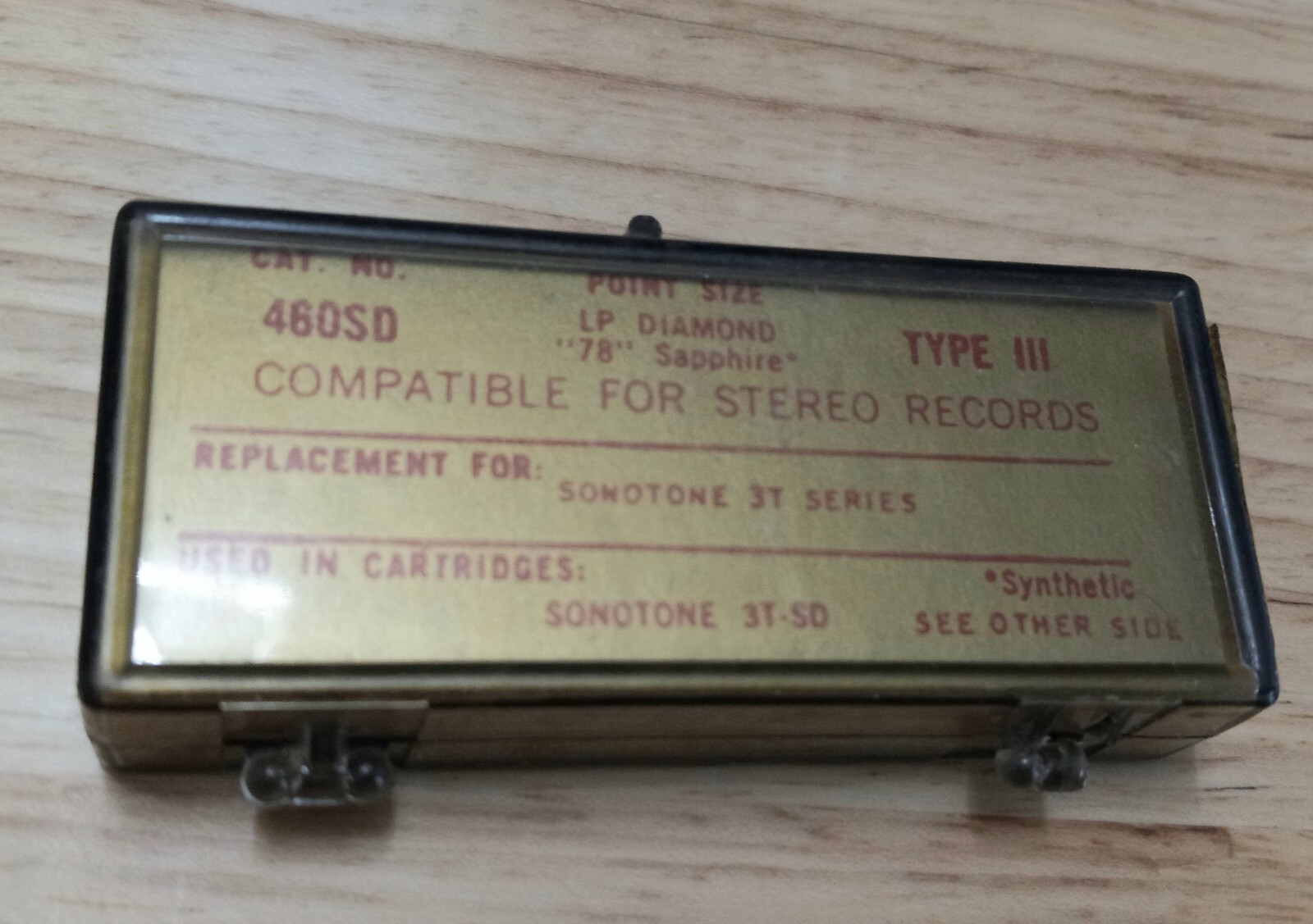 Record Player NEEDLE 460SD SONOTONE N3TA N3T AC190 EV3207D P5 N671sd 802-DS73