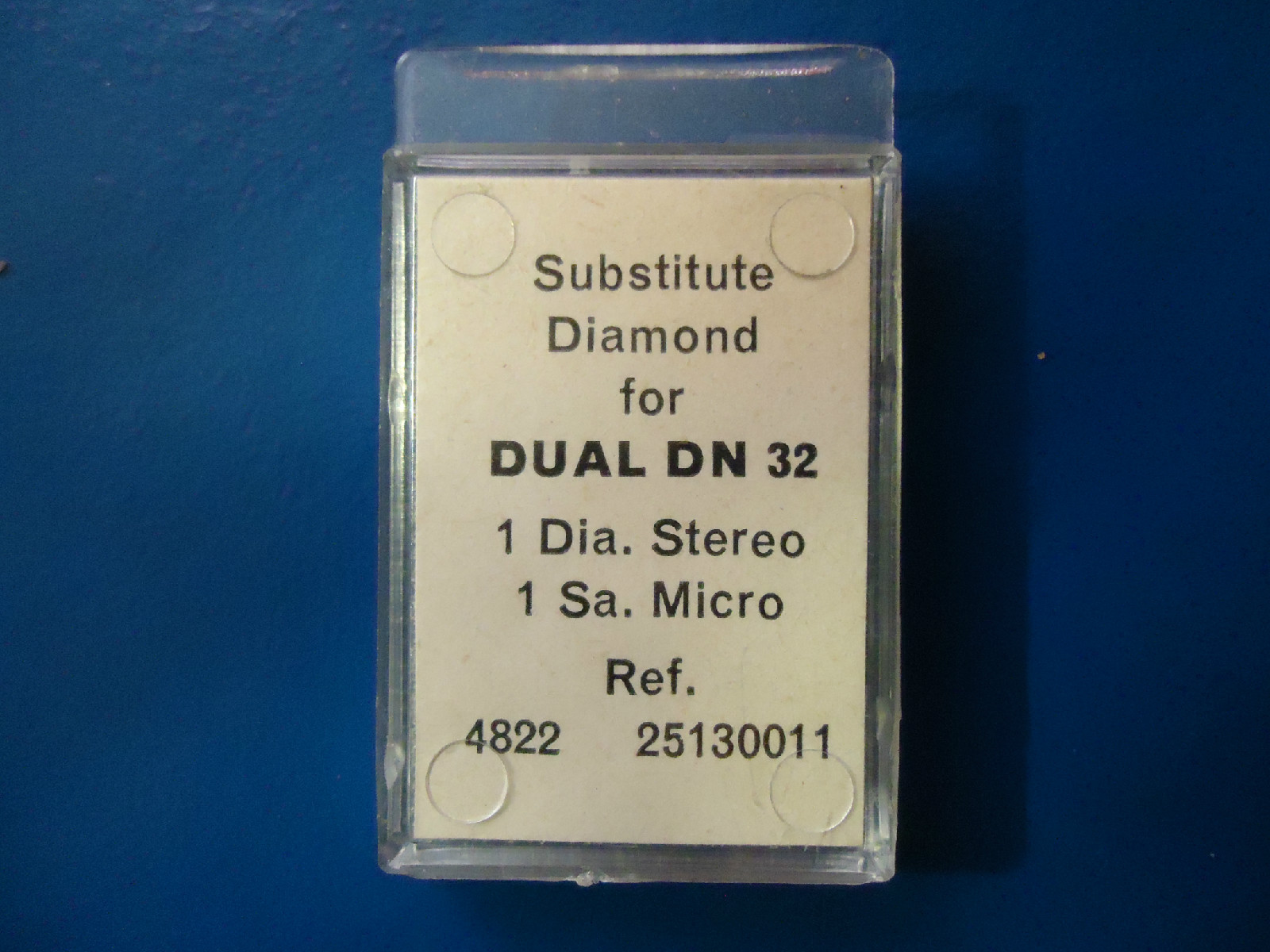 1Pc, DUAL DN 32, pick-up needle.