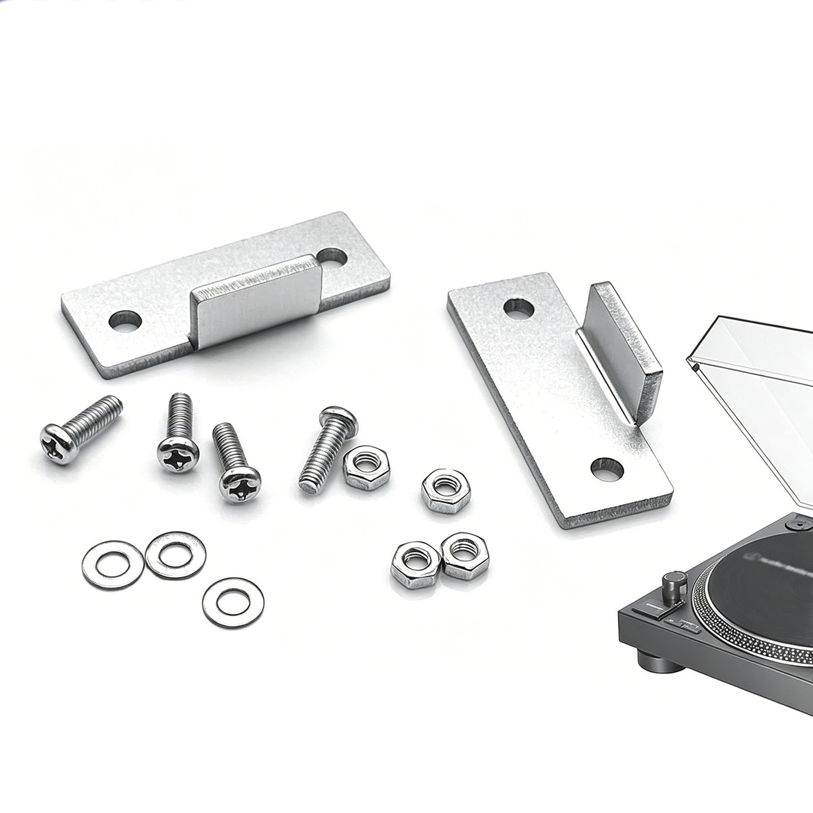 For Technics SLD2 3200 B2 D3 SL-220 Other Turntable Dust Cover Repair Tab Hinges