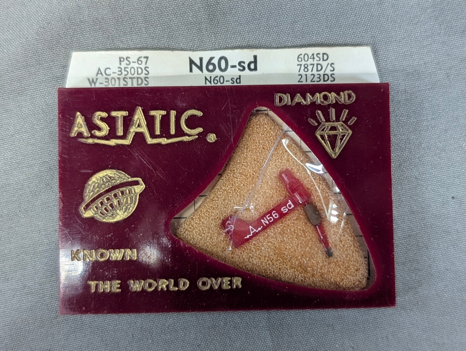 Vintage Astatic Needle N60-SD AC-350DS W-301STDS 604SD 787D/S 2123DS
