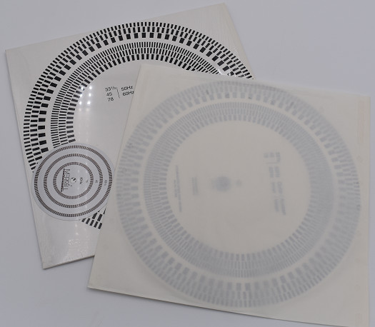 Stroboscopic speed test vinyl record album real time speed control