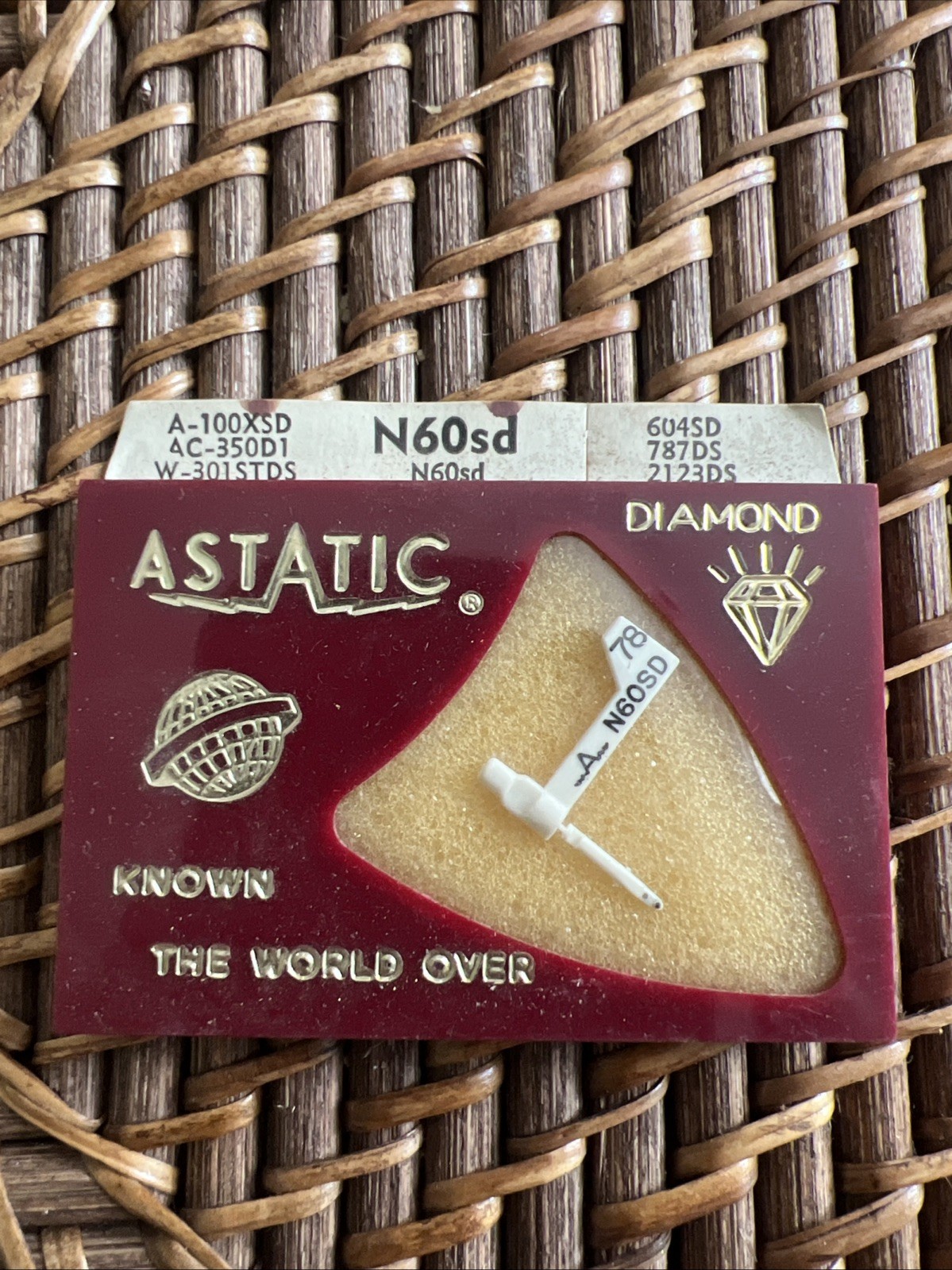 astatic N60-sd stylus needle PS-67 AC-350DS W-301STDS 604SD 787D/S 2123DS