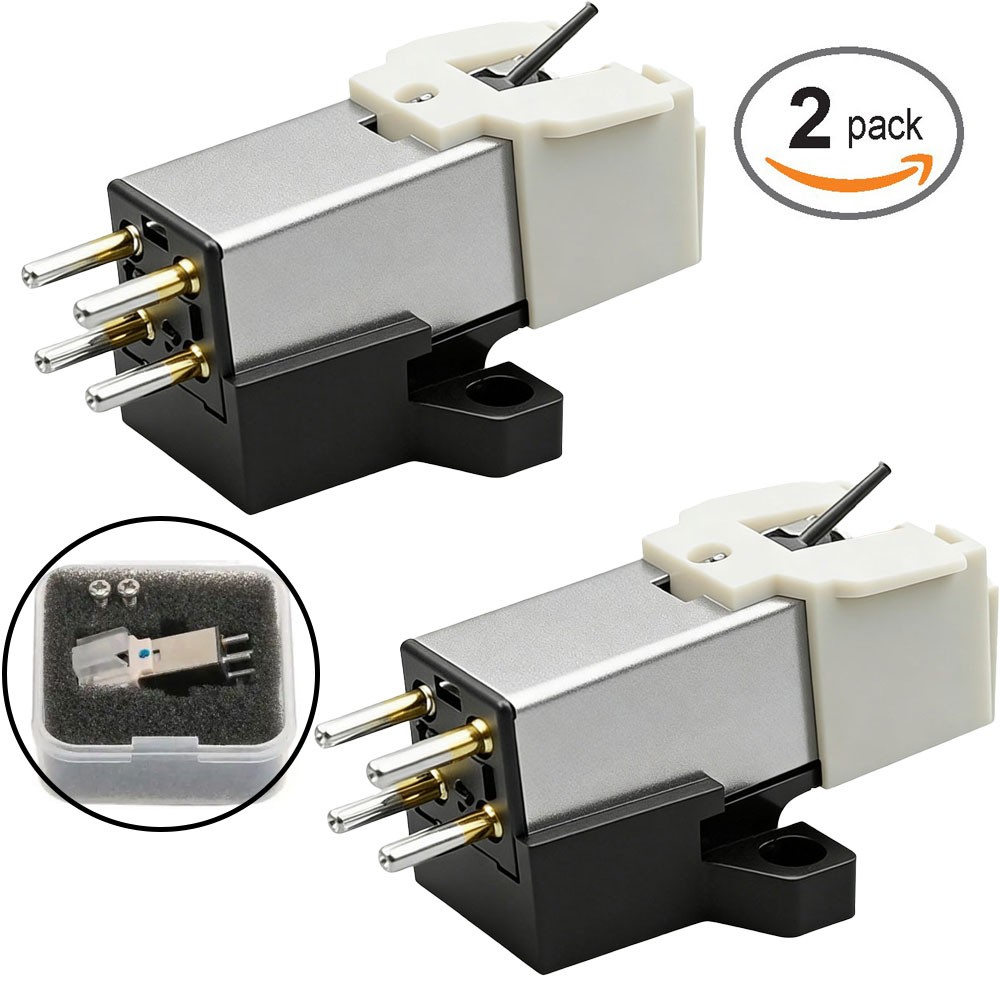 2pcs for Audio Technica AT3600L cartridge DIAMOND Stylus Brand New USA sell