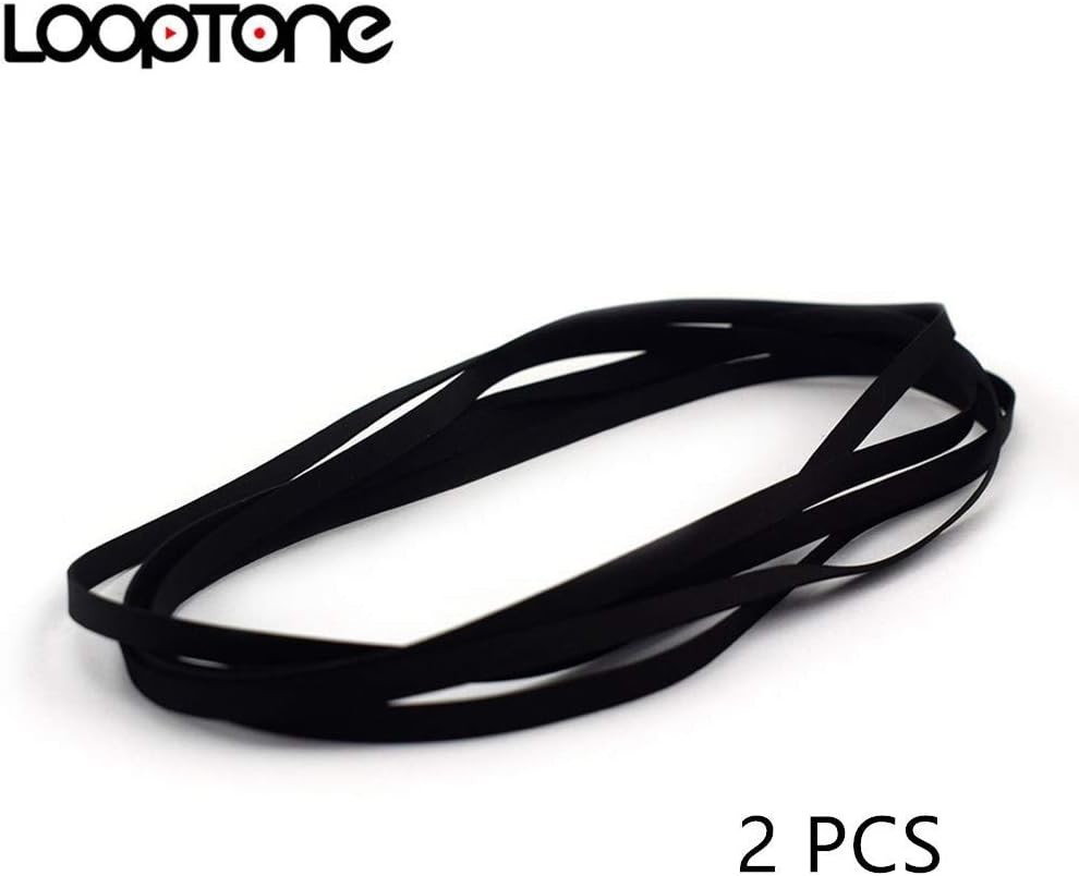 2PCS Turntable Belt Replacement – Rubber for All Retro Vinyl Players