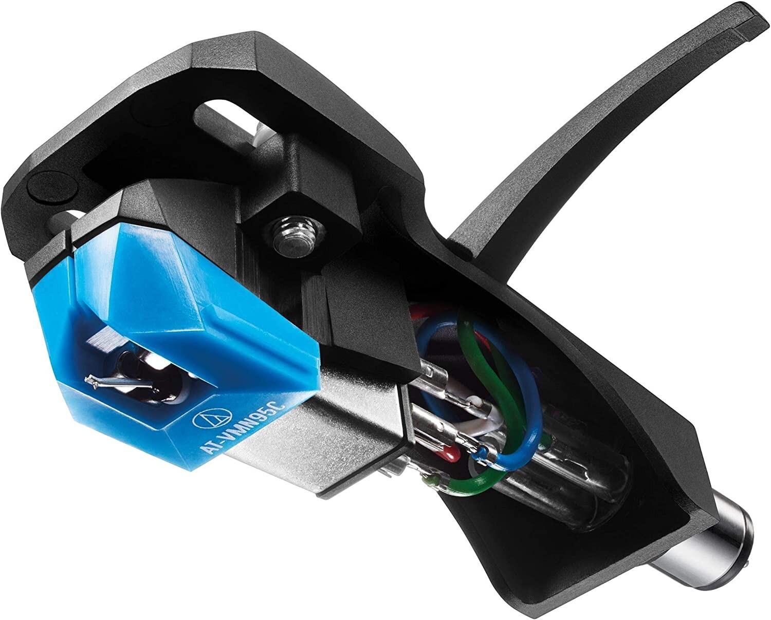 Headshell/Cartridge 0.6 Mil Conical Stylus Replace for Half-inch Mount Turntable