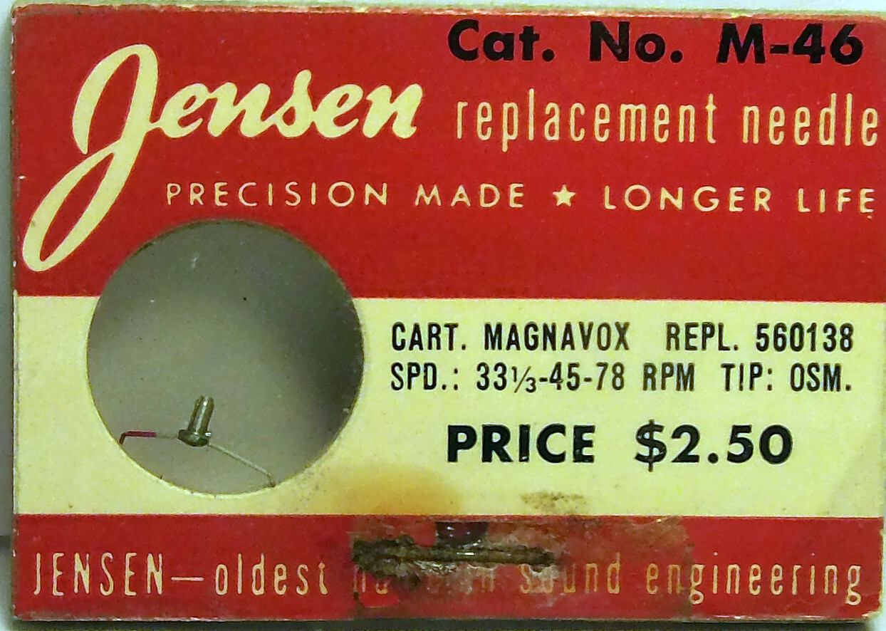 RECORD PLAYER STYLUS NEEDLE for MAGNAVOX 560138 560153 560161 560167 M-46