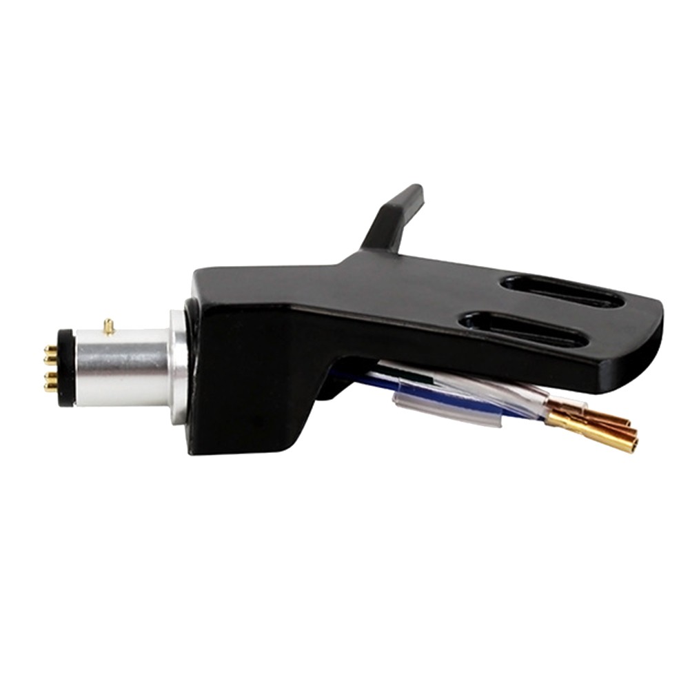 Aluminium Alloy Headshell Record Turntable Needle Cartridges Rack Black W5D1