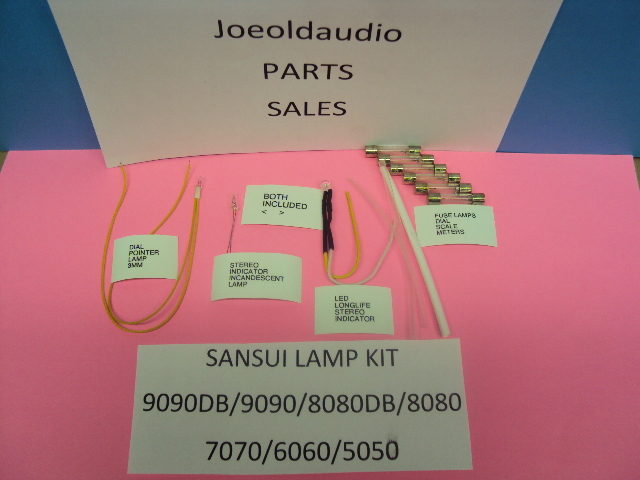 Sansui Replacement lamp Kit for 9090DB & Many Sansui Vintage Models Read below.