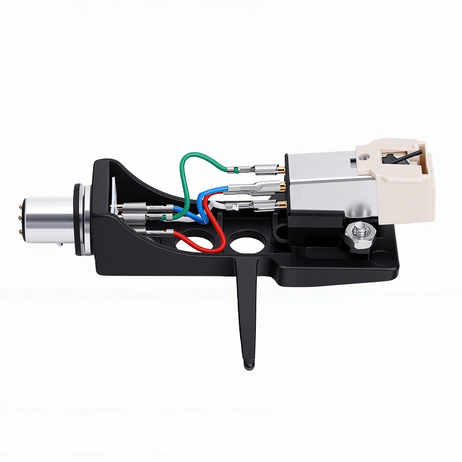 Black Headshell Replacement For SL D1 Magnetic Cartridge Needle For Home En OJWZ