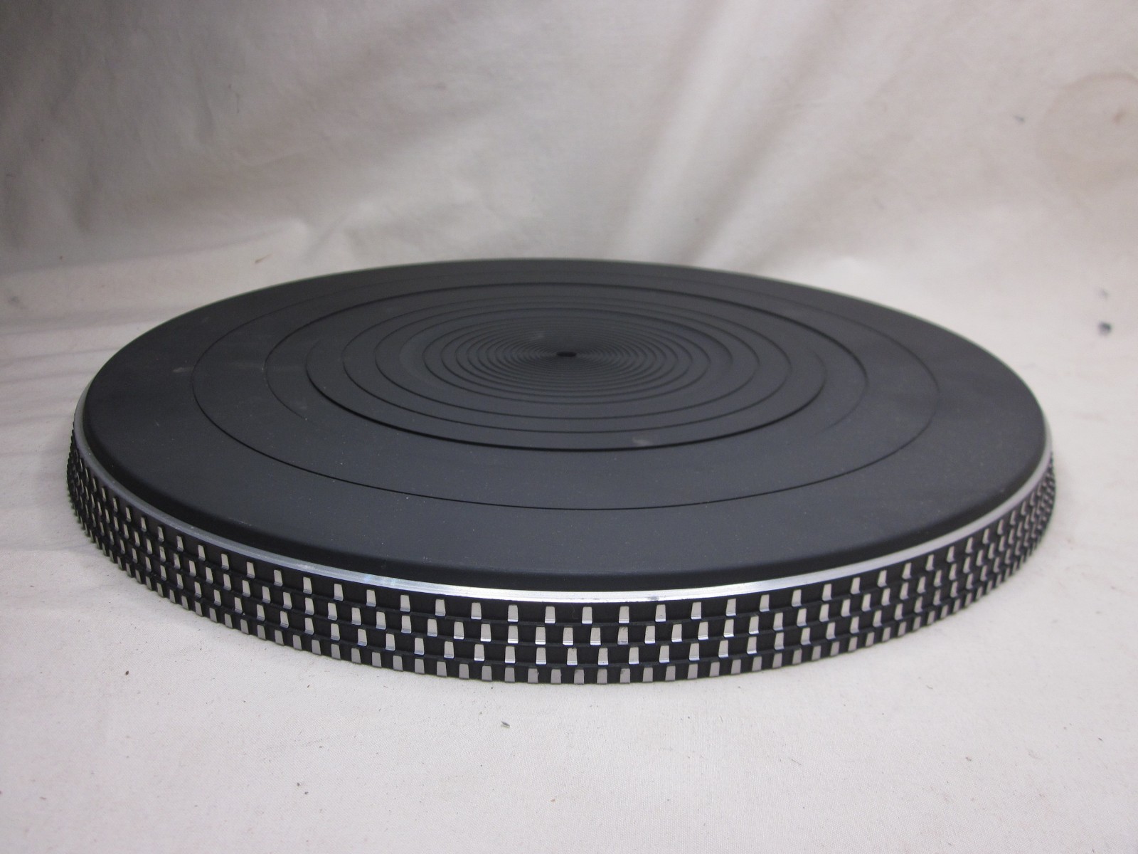 Technics turntable part SL-B3 SFTE 301-02 platter plate & SFTGB 20-01 mat pad