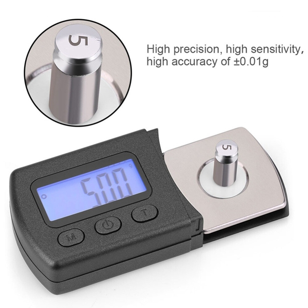 Digital Stylus Force Scale Pressure Turntable LCD Professional Gauge Portable
