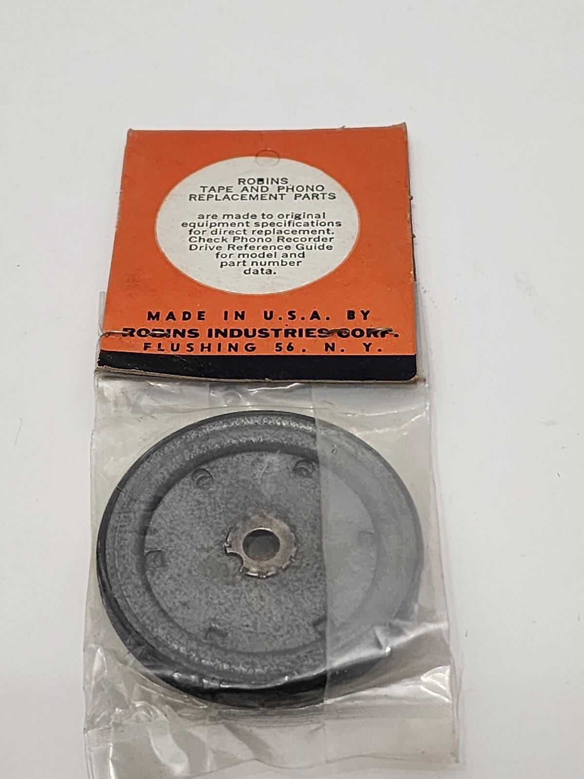 Vntg ROBINS Turn Table Replacement Part Part# R432 Original Idler Wheel..GBIN