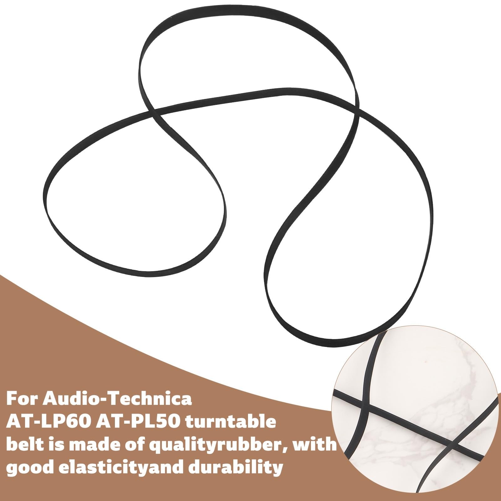 Turntable Drive Belt Replacement for Automatic Stereo Record Players – Smooth.
