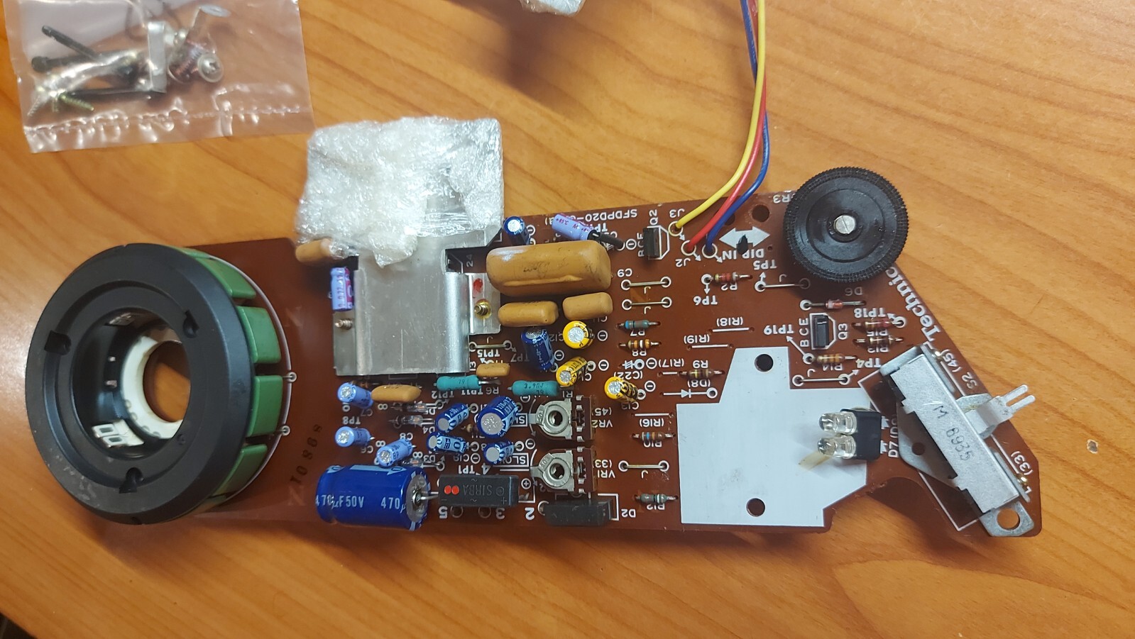 Technics SL D1 D2 D3 – ELECTRONIC BOARD PCB + MOTOR SFDPD20-01 – AN630U AN630 U