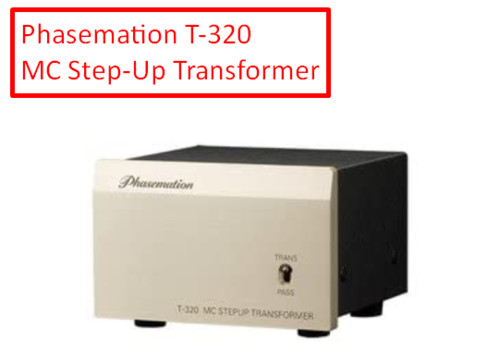 Phasemation T-320 MC Step-Up Transformer Balanced Transmission Made in Japan NEW