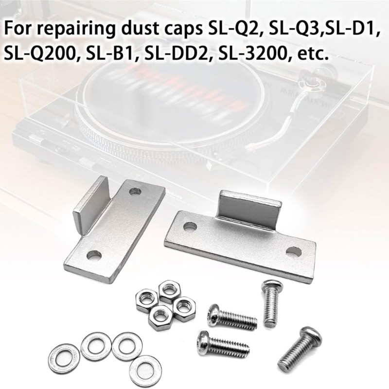 Repair Tabs Hinge Brackets for Technics SL-D1 SL-Q200 SL-B1 SL-DD2 SL-3200