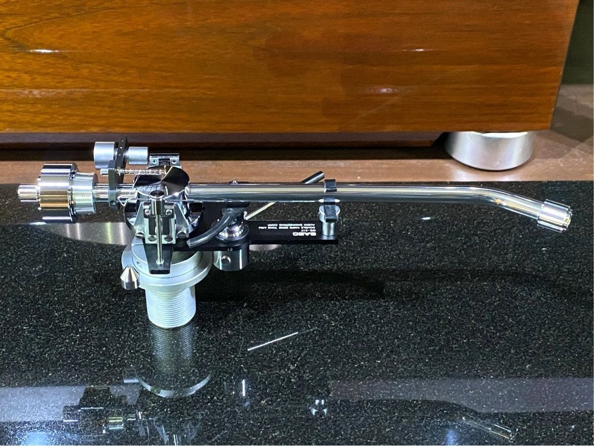 SAEC WE-317 Tone Arm with Phono Cable Double Knife Edge Static Balance Used