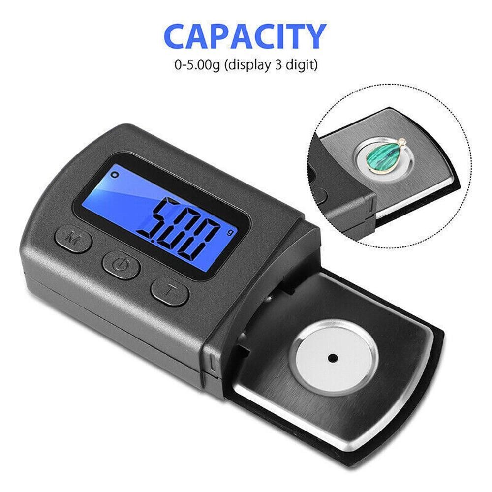 Digital Turntable Stylus Force Scale Gauge 0.01G/5.00G,Tracking Force Pressure