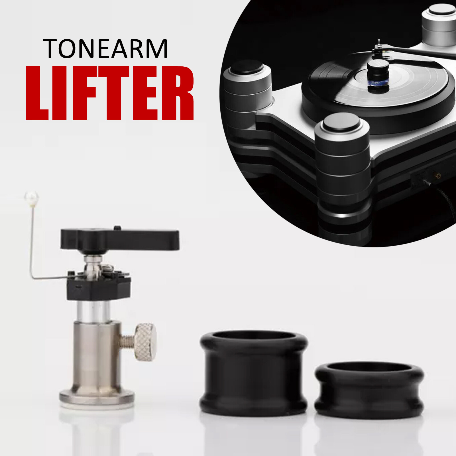Audio Tonearm Arm Lifter Safety Raiser for LP Vinyl Turntable Disc Record Player