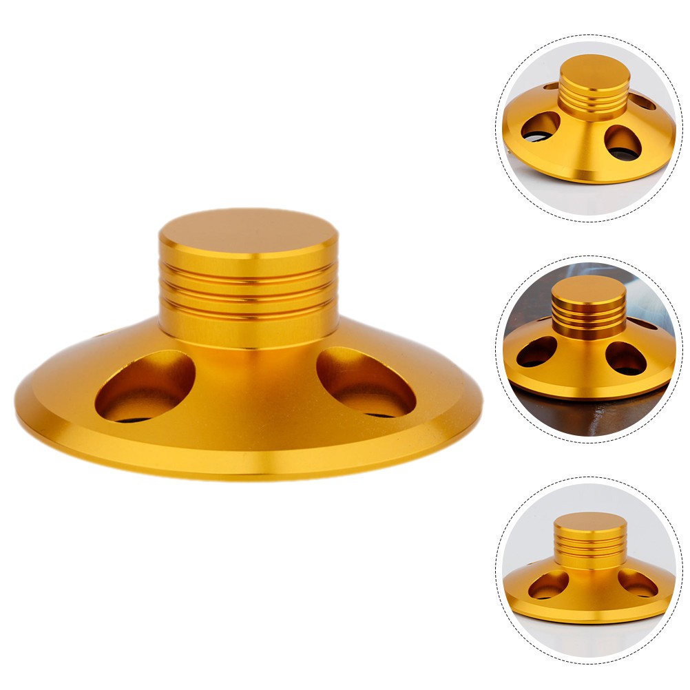 Durable Aluminum Alloy Record Weight for Vinyl Turntable Stabilizer Gold