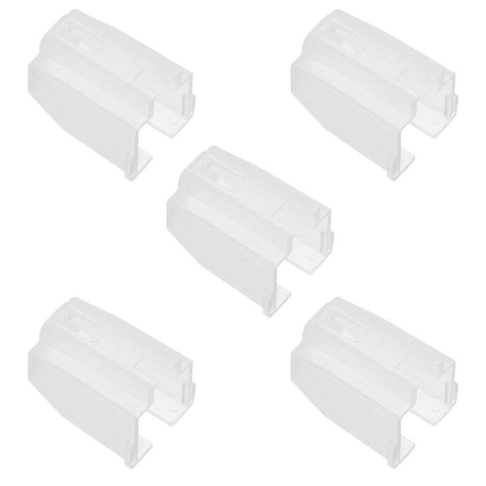 5Pcs Transparent Plastic Turntable Needle Protectors Reusable Covers