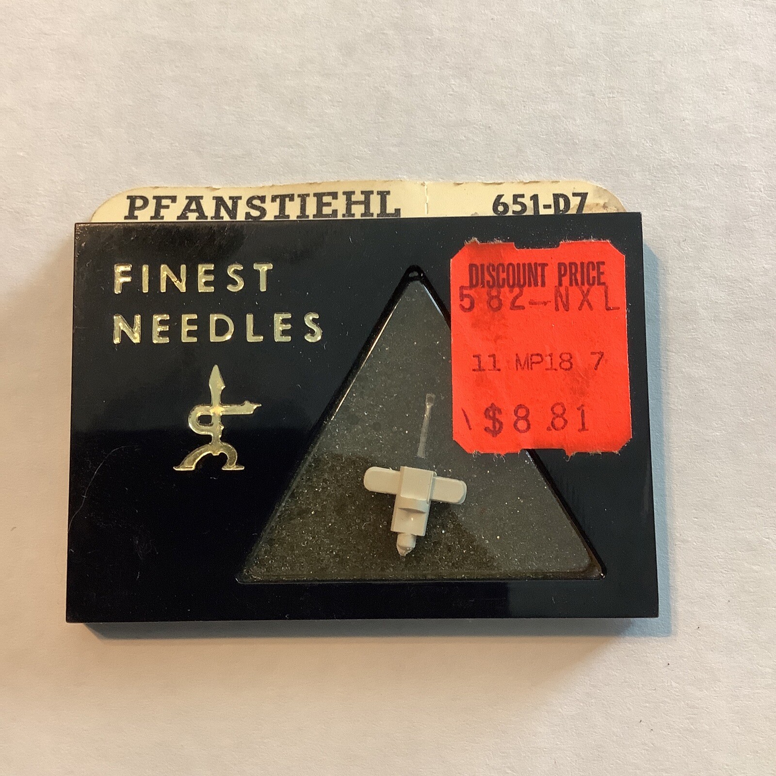 PFANSTIEHL 651-D7 DIAMOND NEEDLE RCA 126566, 126567