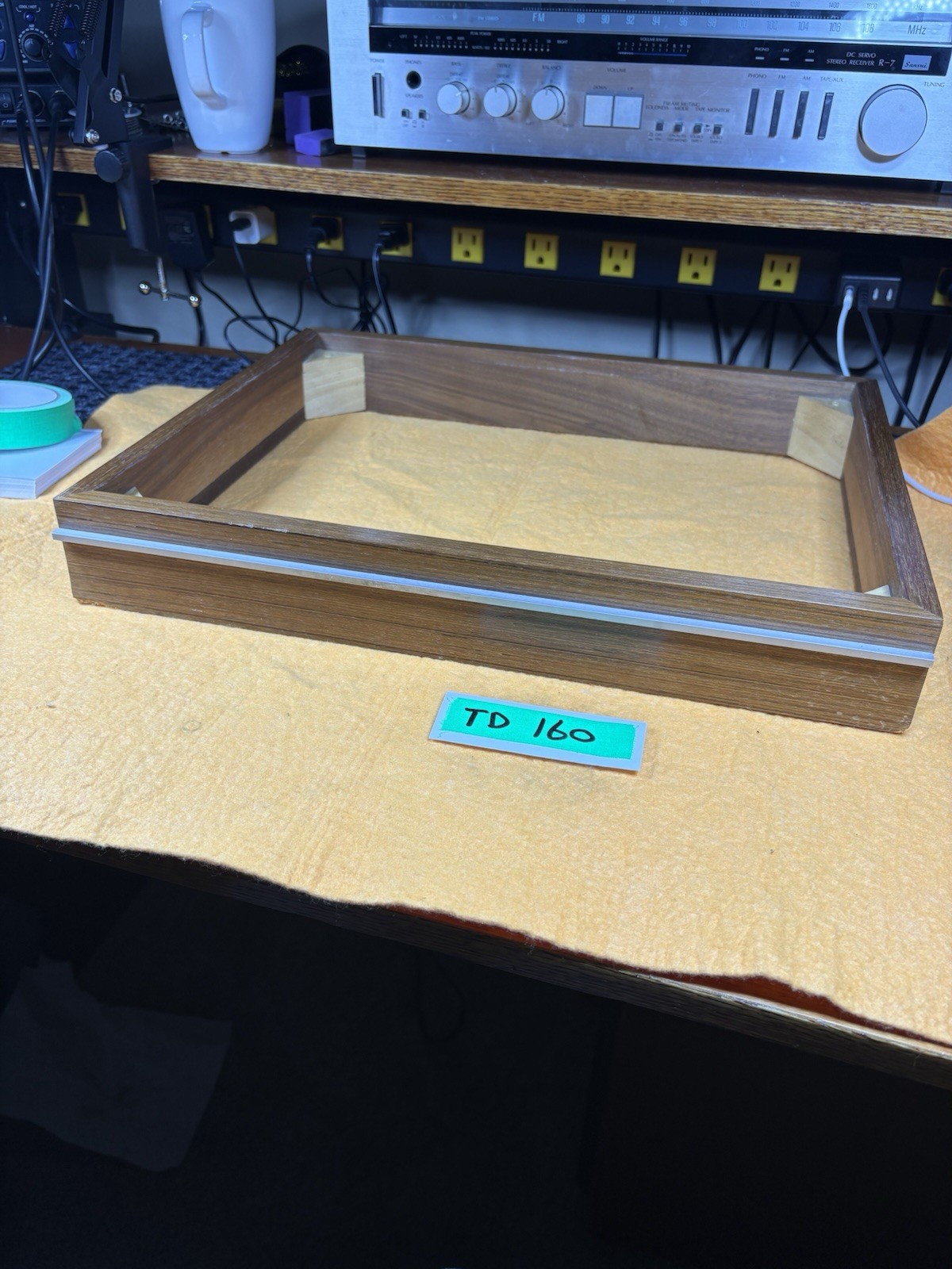 Thorens TD-160 PLINTH/BASE/CABINET Part (may fit 145/165/166/146/147/125)