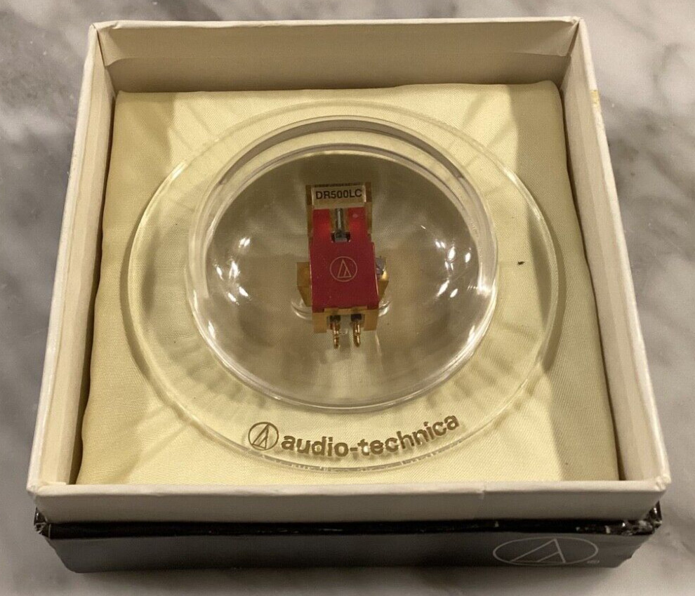 AUDIO TECHNICA DR500LC CARTRIDGE AND DRN500 LINE CONTACT STYLUS IN DISPLAY CASE: