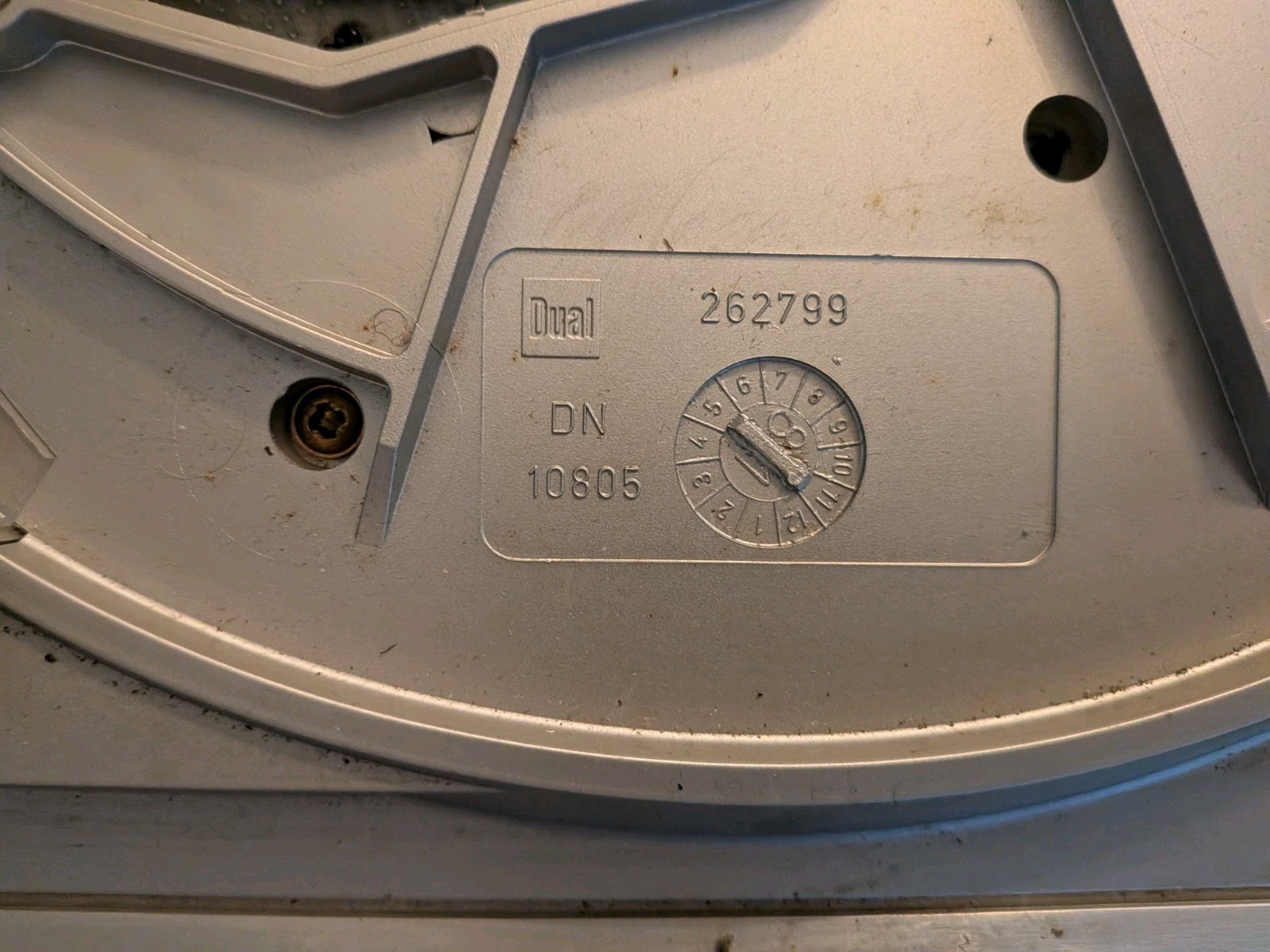 Dual CS 508 Turntable Chassis. OEM Part. For Parts Or Repair. As Is. No Returns
