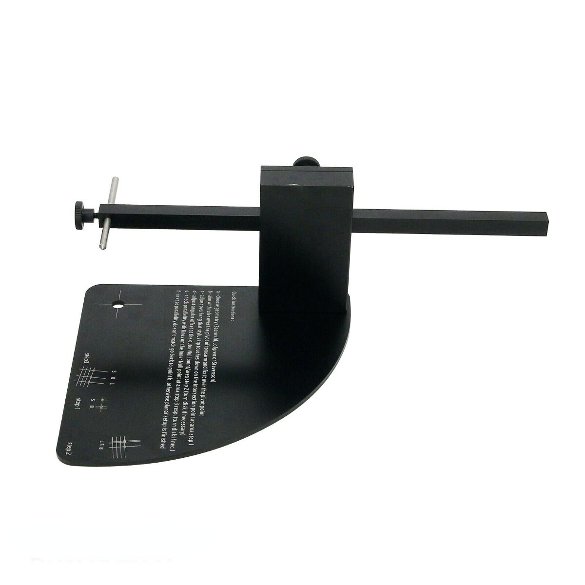 Vinyl LP Turntable Alignment Protractor Tool For Turntable Phono Record Player