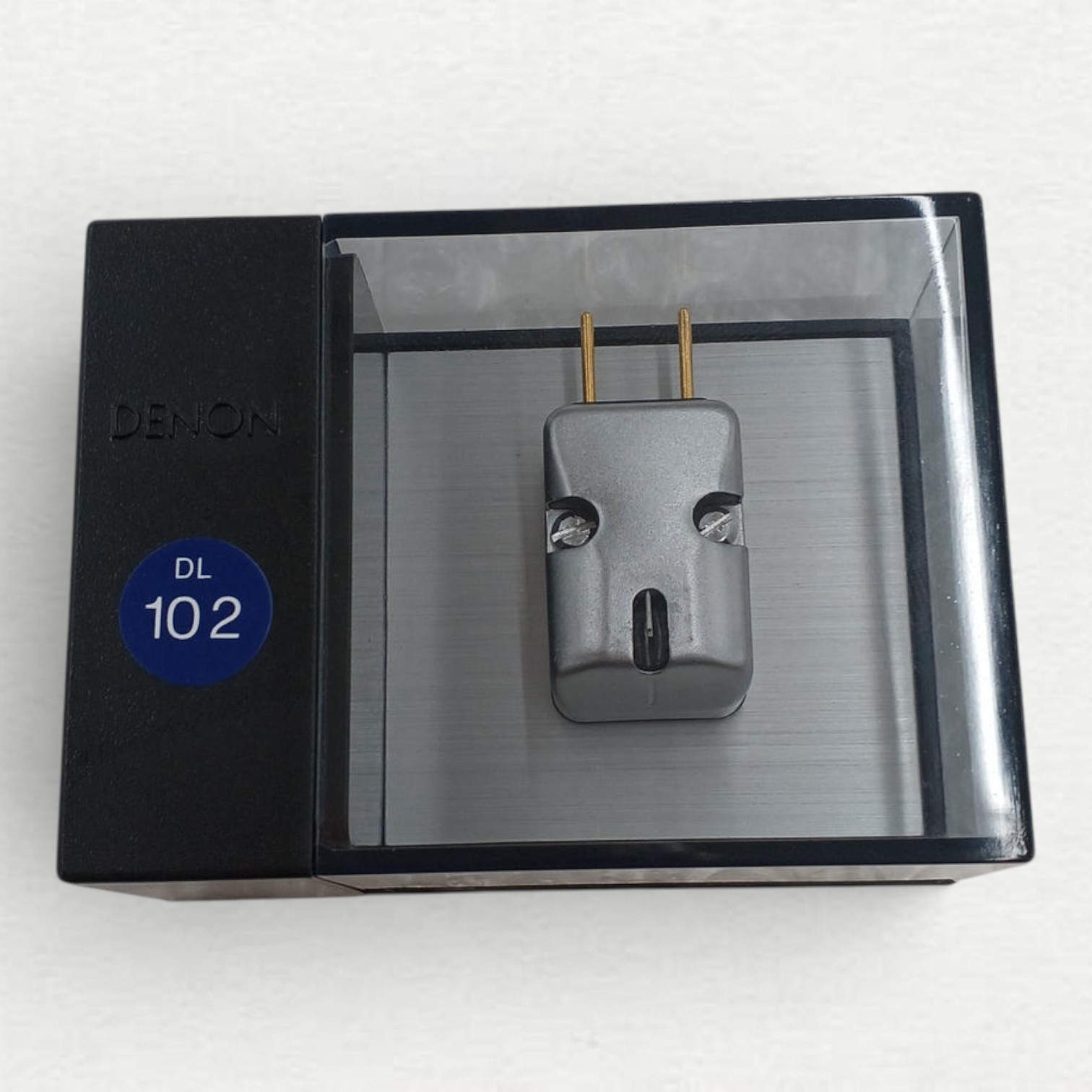 DENON DL-102 Mono MC Type Record Player Cartridge Monaural Needle Stylus Silver